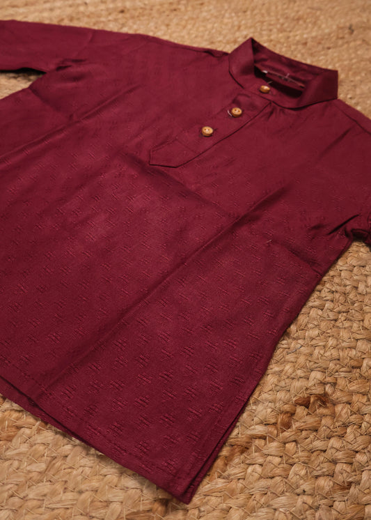 Maroon - Boys Readymade Kurtas
