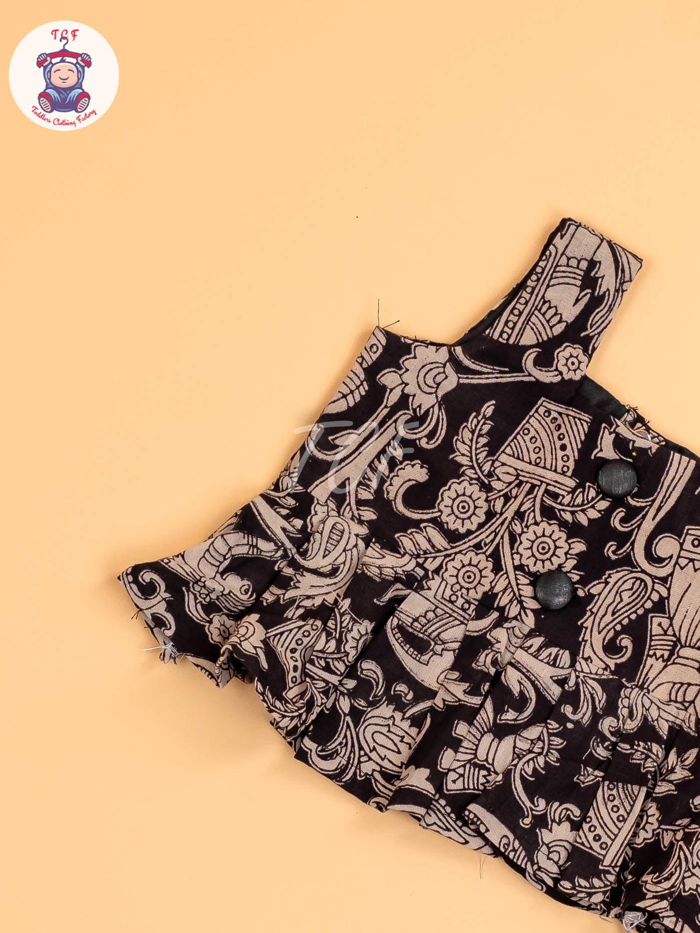 Black - Floral Printed Kalamkari Co-ords Sets
