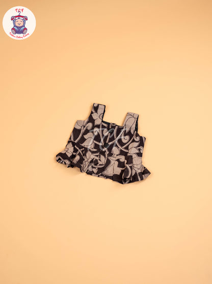 Black - Floral Printed Kalamkari Co-ords Sets