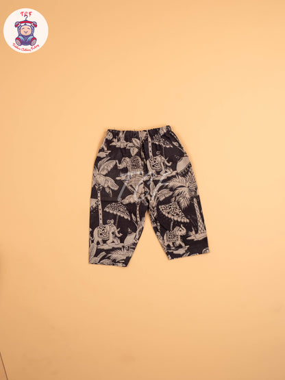 Black - Floral Printed Kalamkari Co-ords Sets