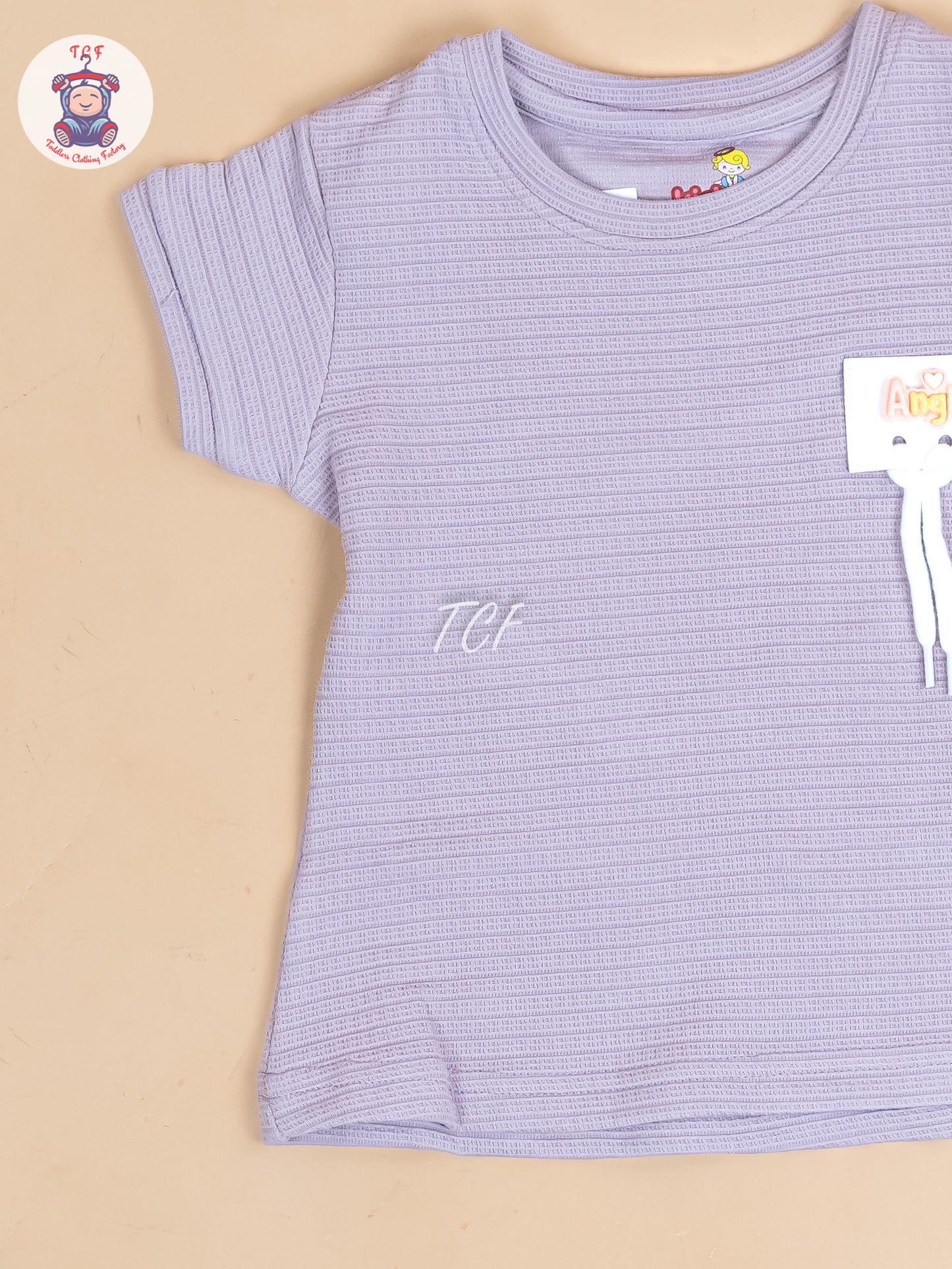 Lavender - Girls Strechable T- Shirts