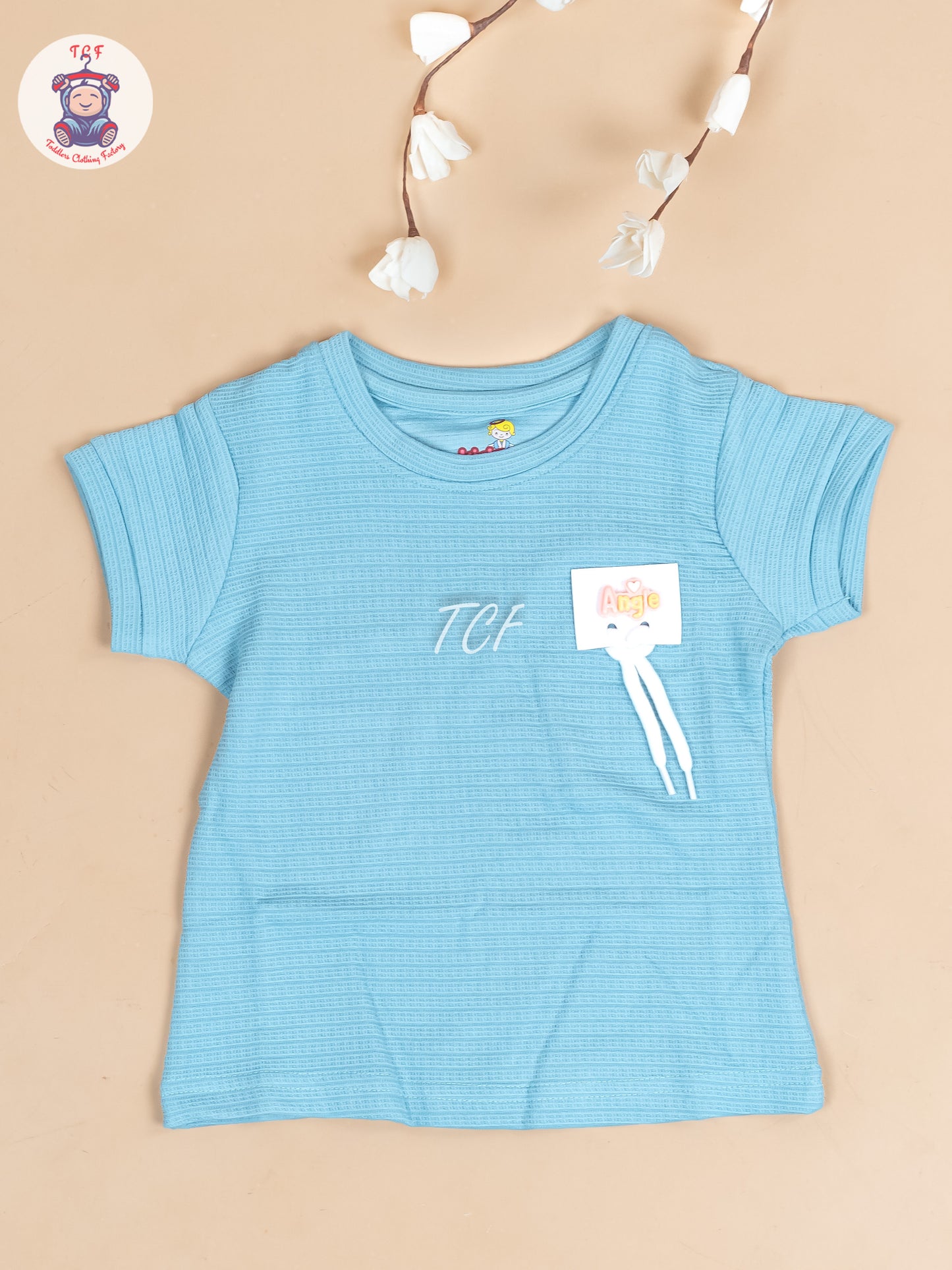 Teal Green - Girls Strechable T- Shirts