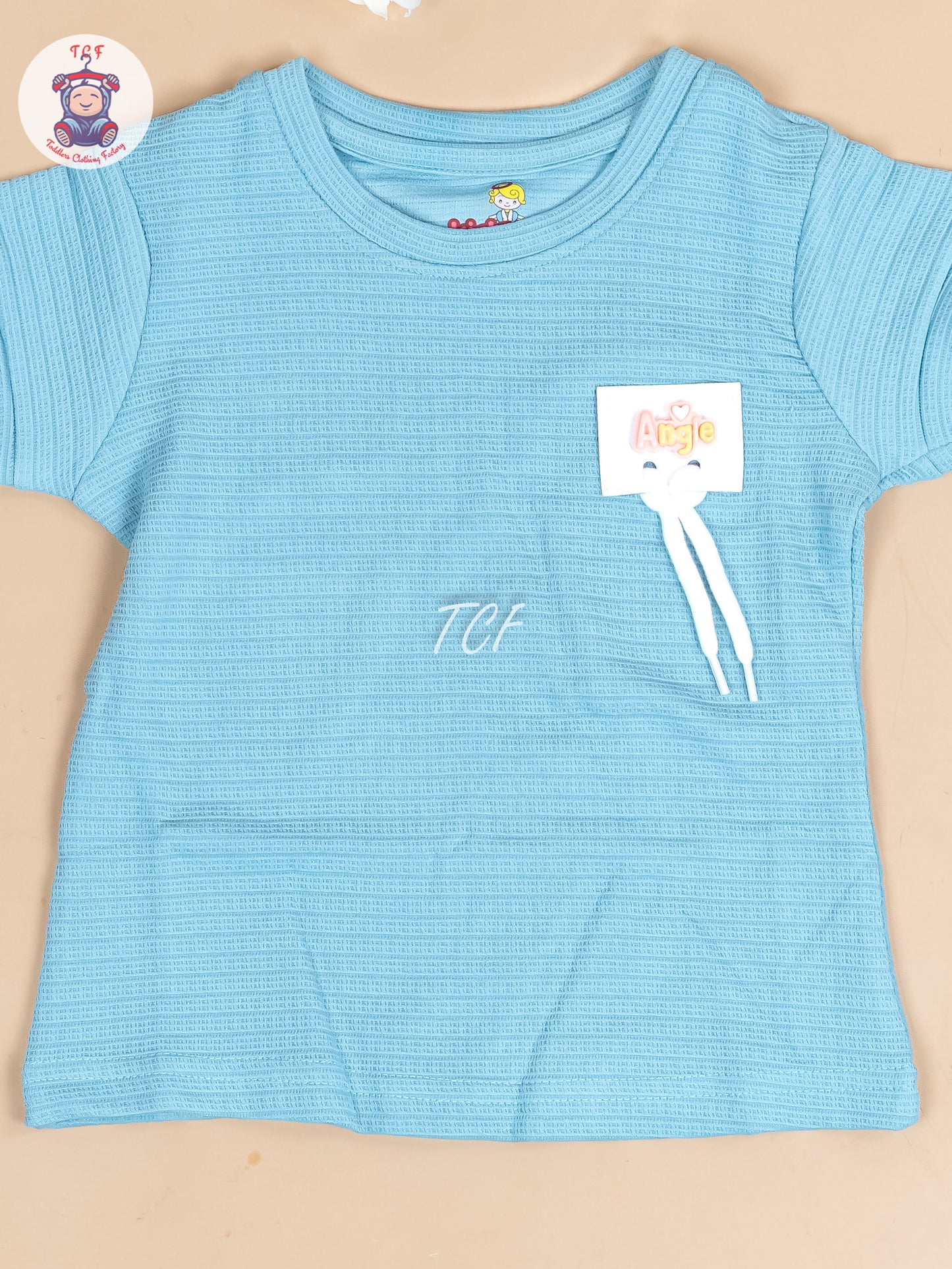 Teal Green - Girls Strechable T- Shirts