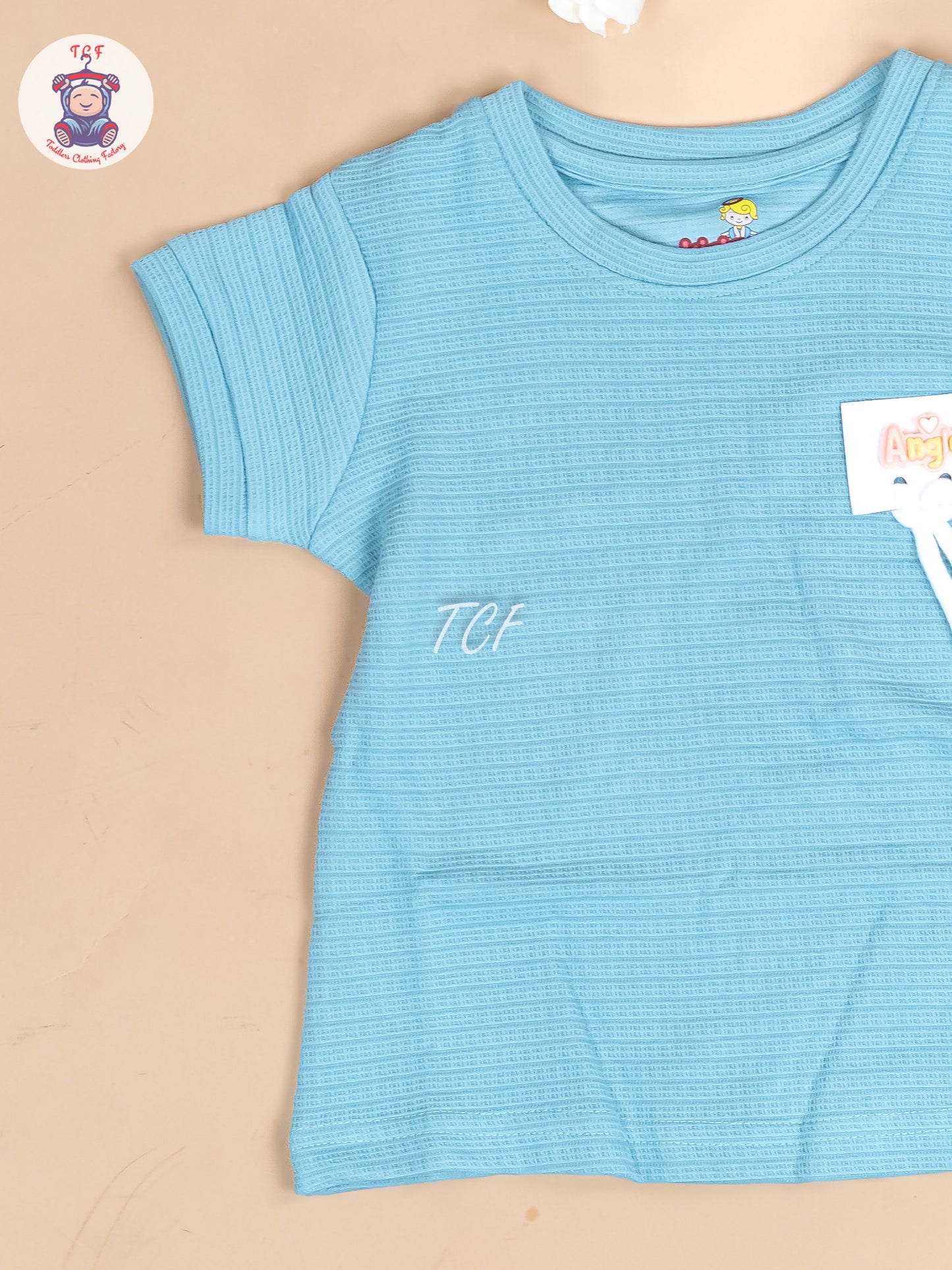 Teal Green - Girls Strechable T- Shirts