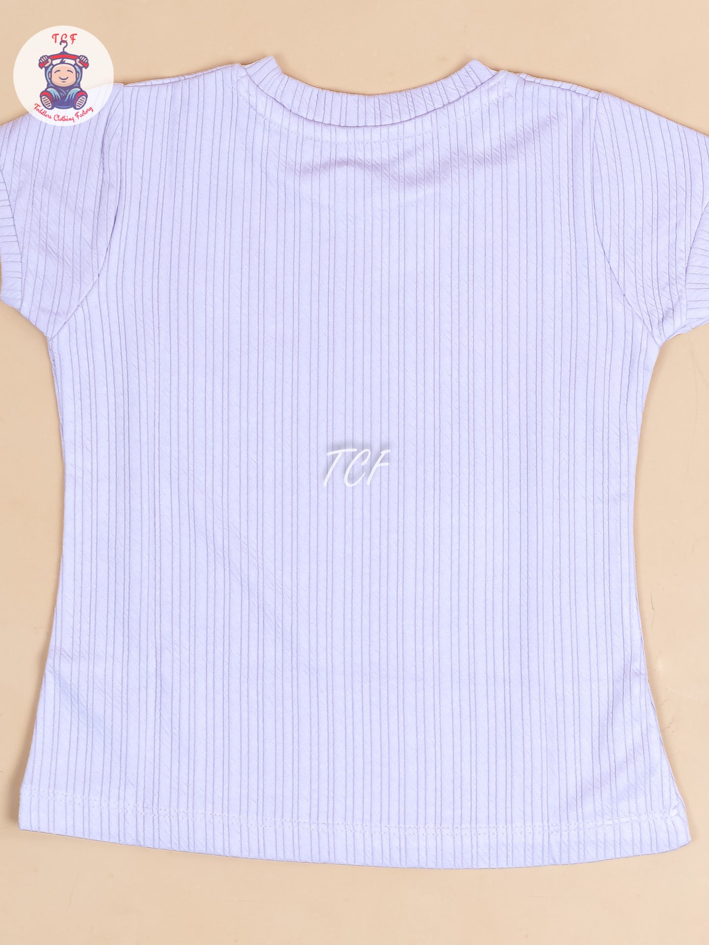 Purple - Girls Strechable T- Shirts