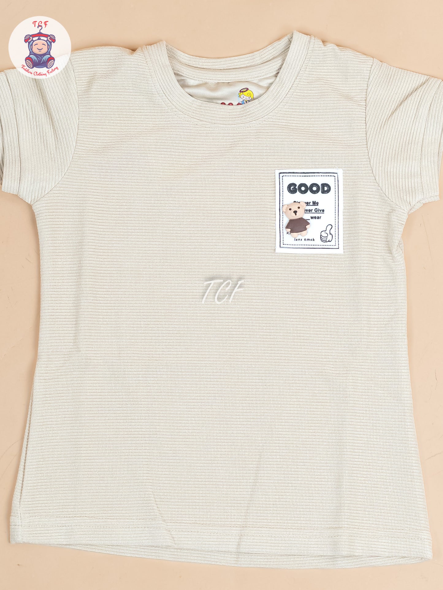 Cream - Girls Strechable T- Shirts