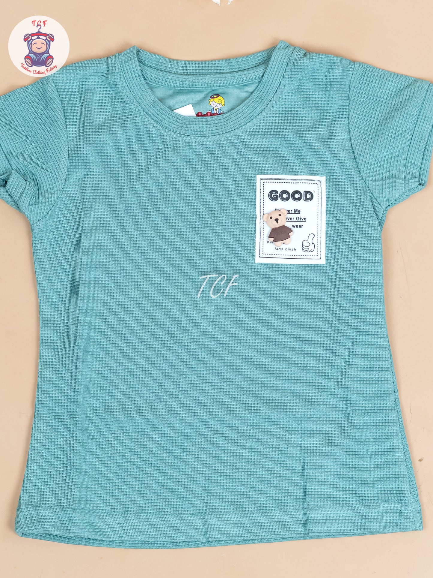 Light Green - Girls Strechable T- Shirts