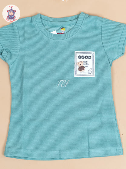 Light Green - Girls Strechable T- Shirts