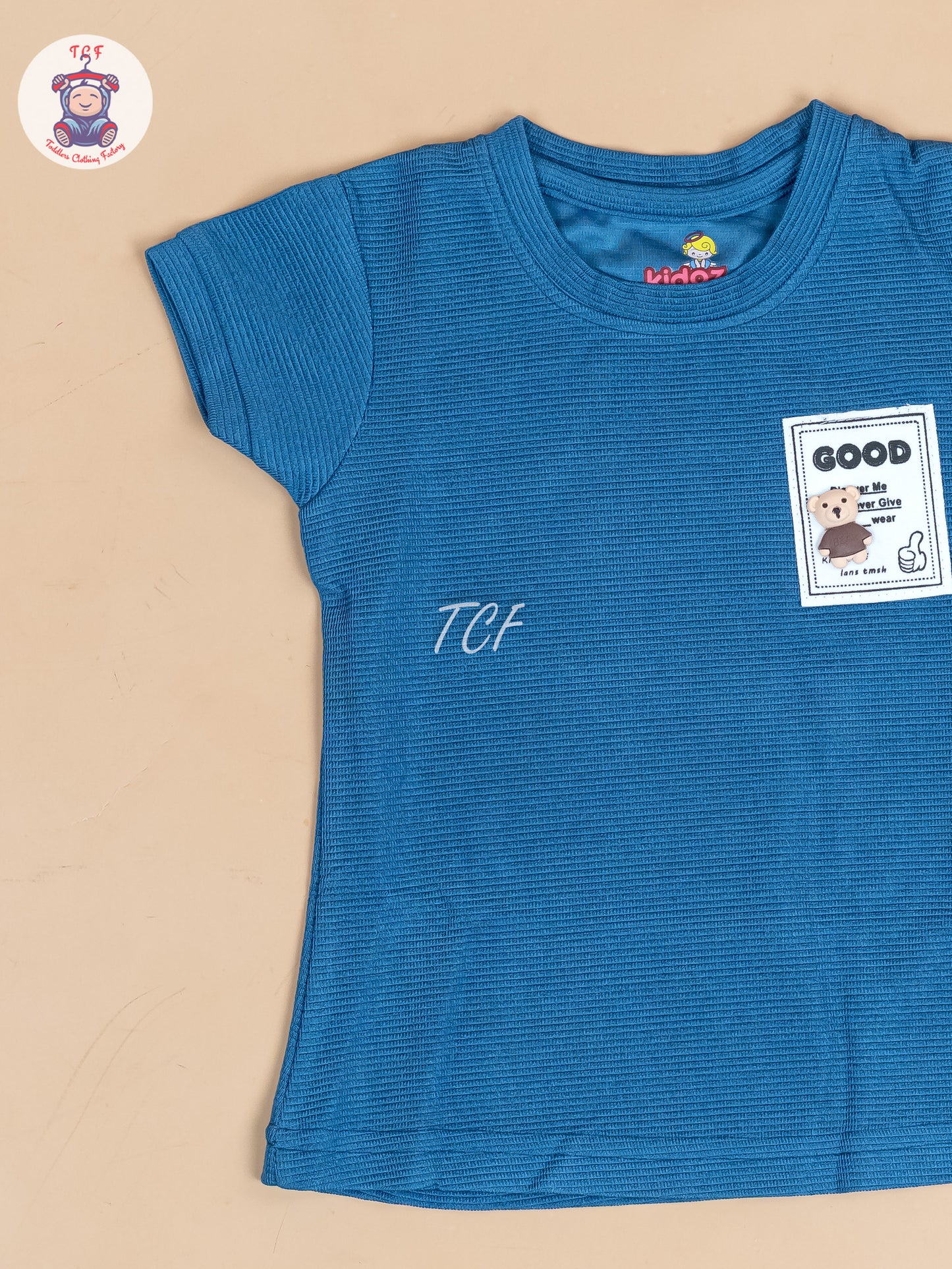 Blue - Girls Strechable T- Shirts