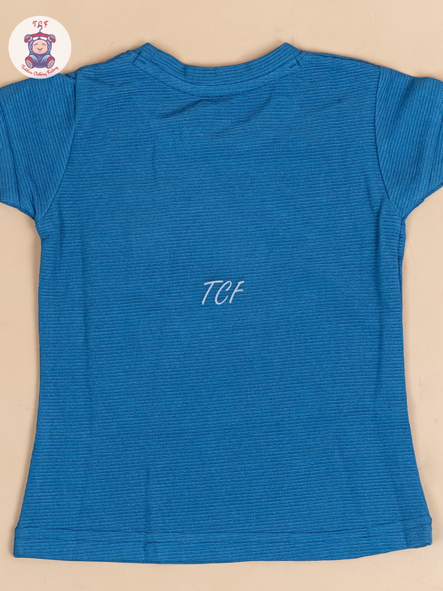 Blue - Girls Strechable T- Shirts