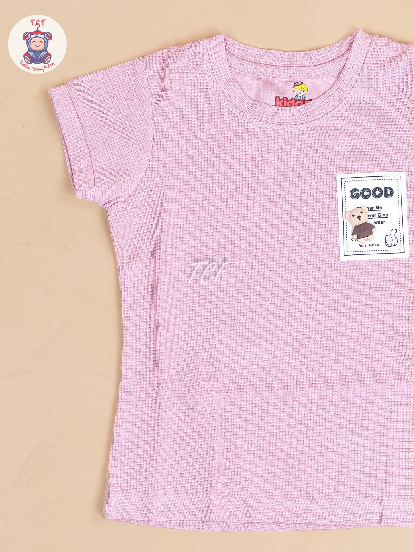 Onion Pink - Girls Strechable T- Shirts