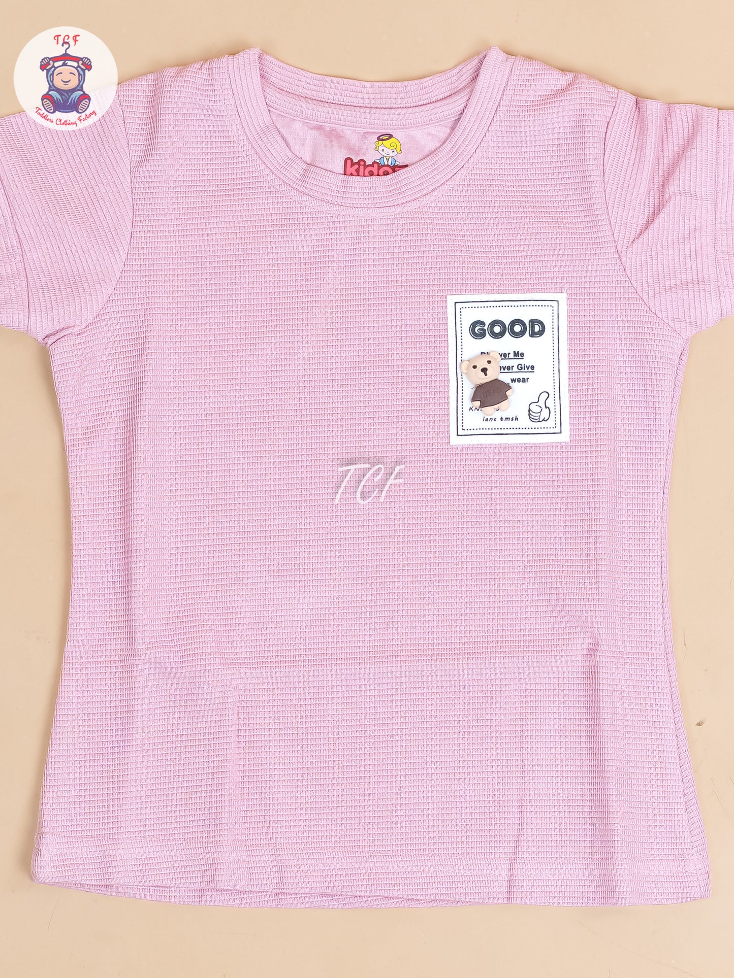 Onion Pink - Girls Strechable T- Shirts