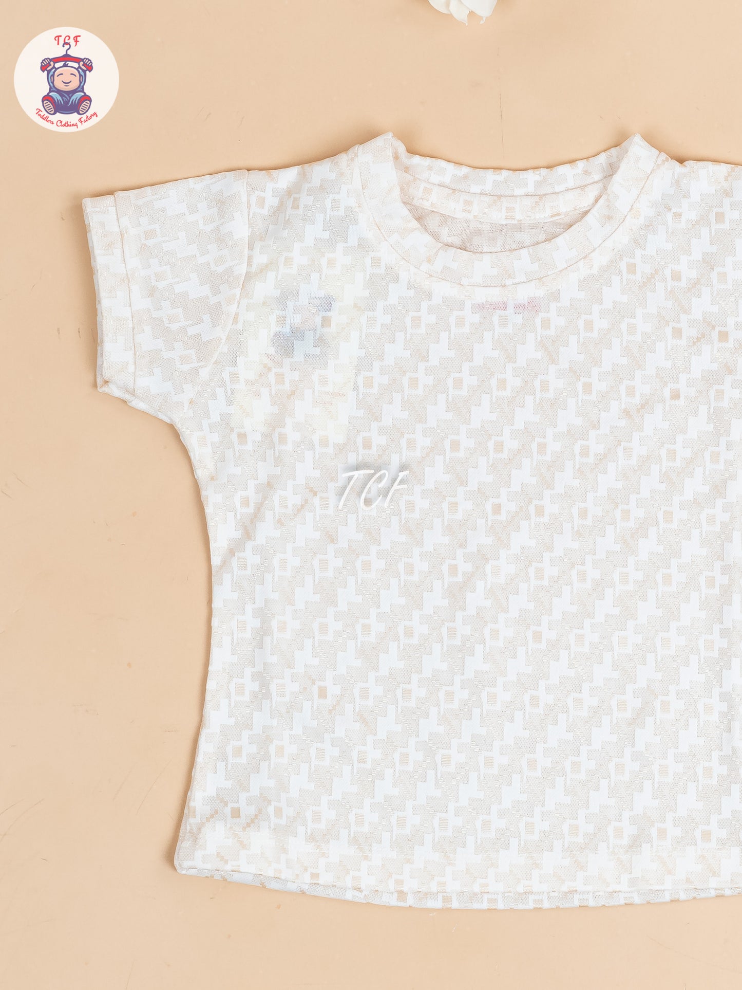 Cream - Girls Strechable T- Shirts