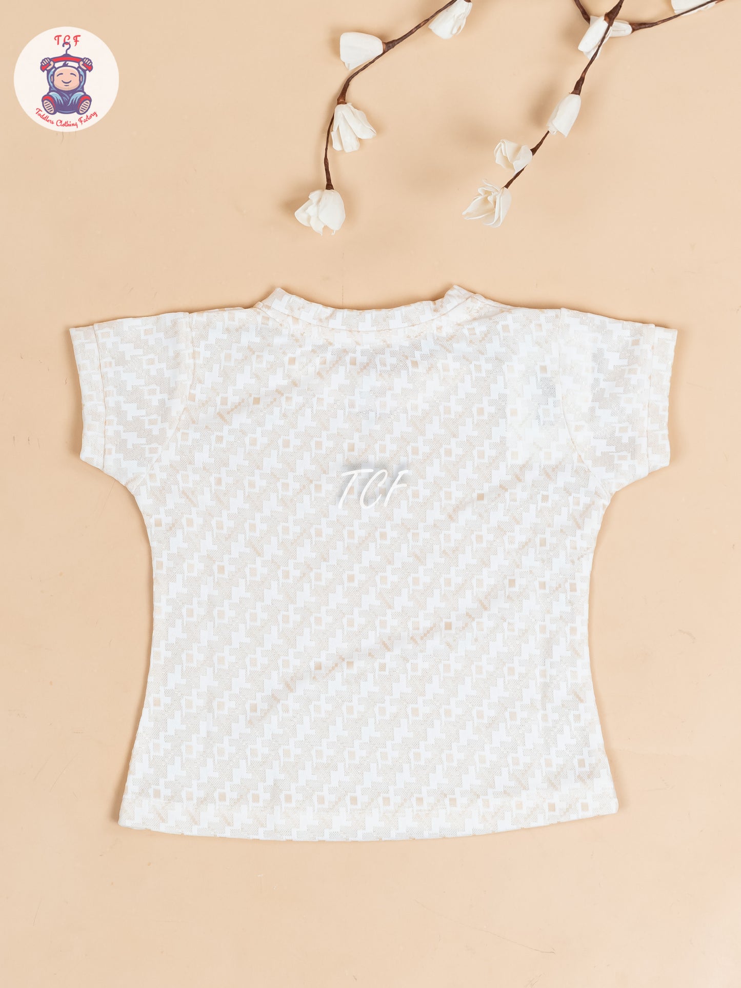 Cream - Girls Strechable T- Shirts