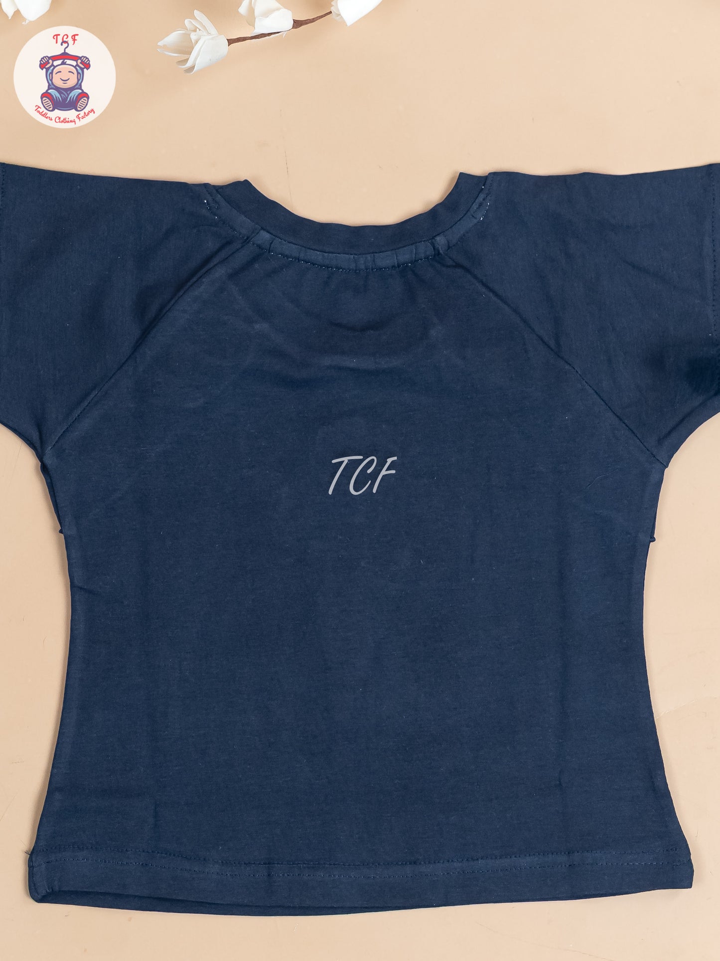 Navy Blue - Girls Strechable T- Shirts
