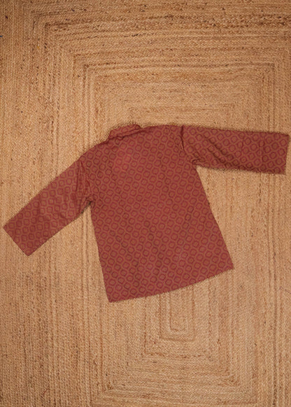 Coffee Brown - Boys Readymade Kurtas