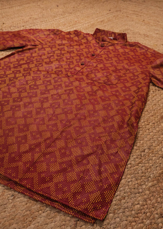 Brown - Boys Readymade Kurtas