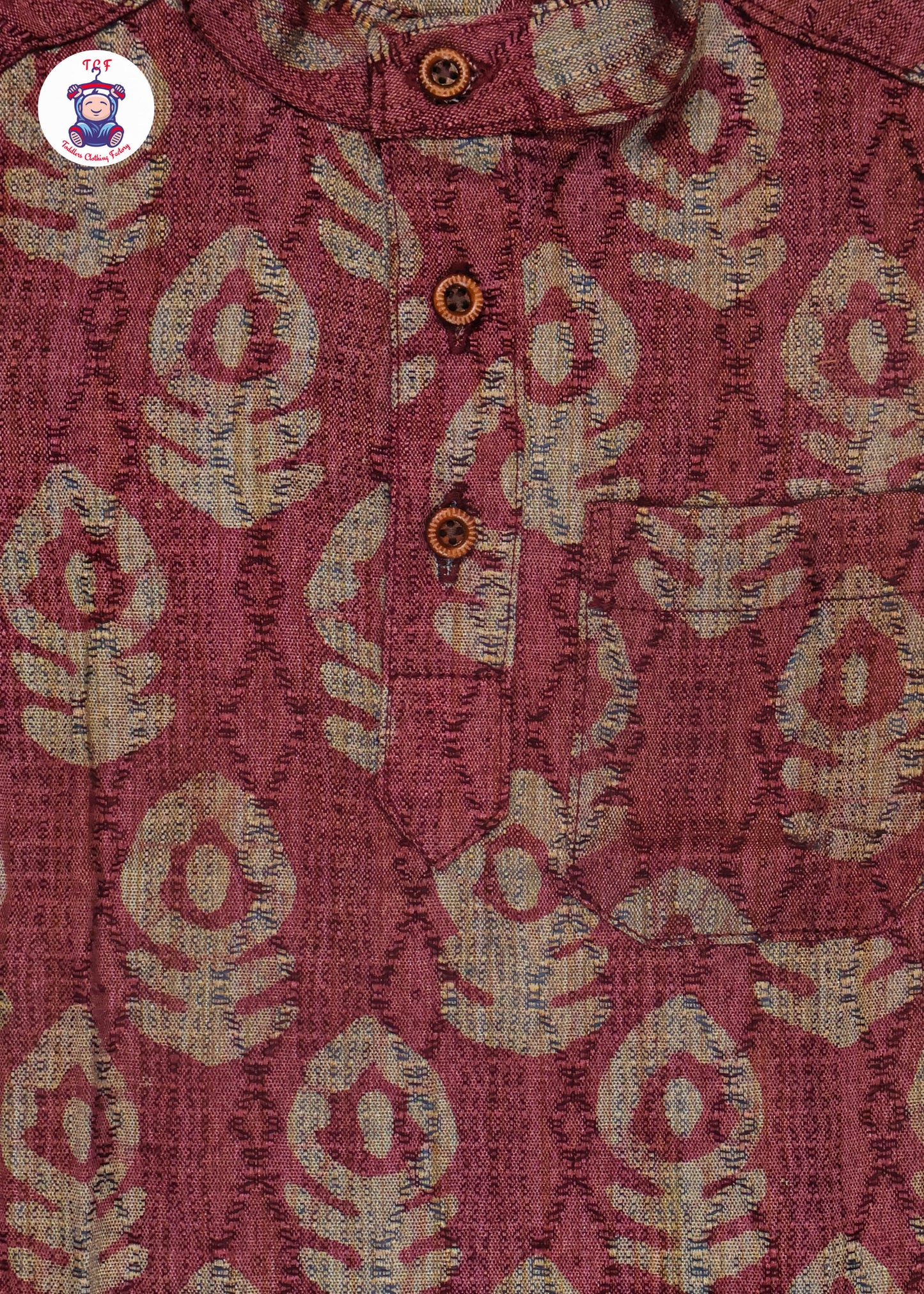 Magenta & Beige - Kurta