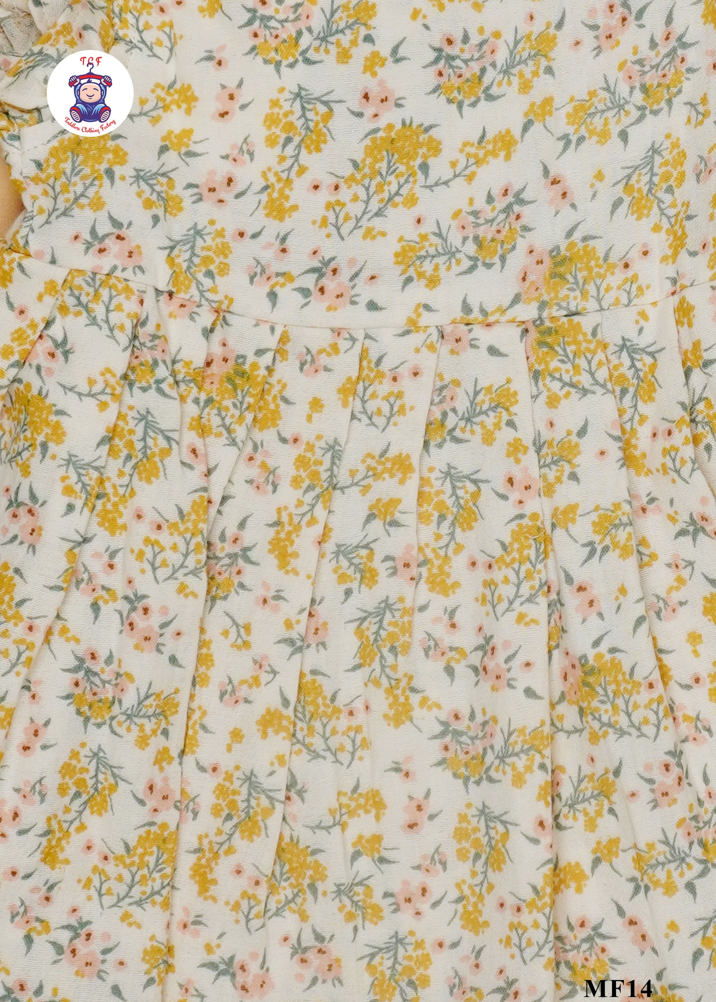 Mustard - Girls Readymade Muslin Frocks
