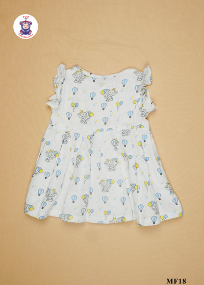 Elephant - Girls Readymade Muslin Frocks