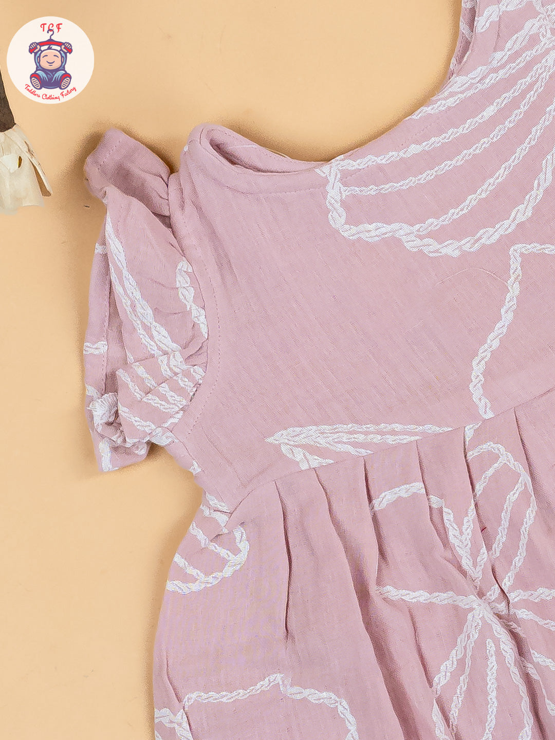Light Lavender - Girls Muslin Frocks
