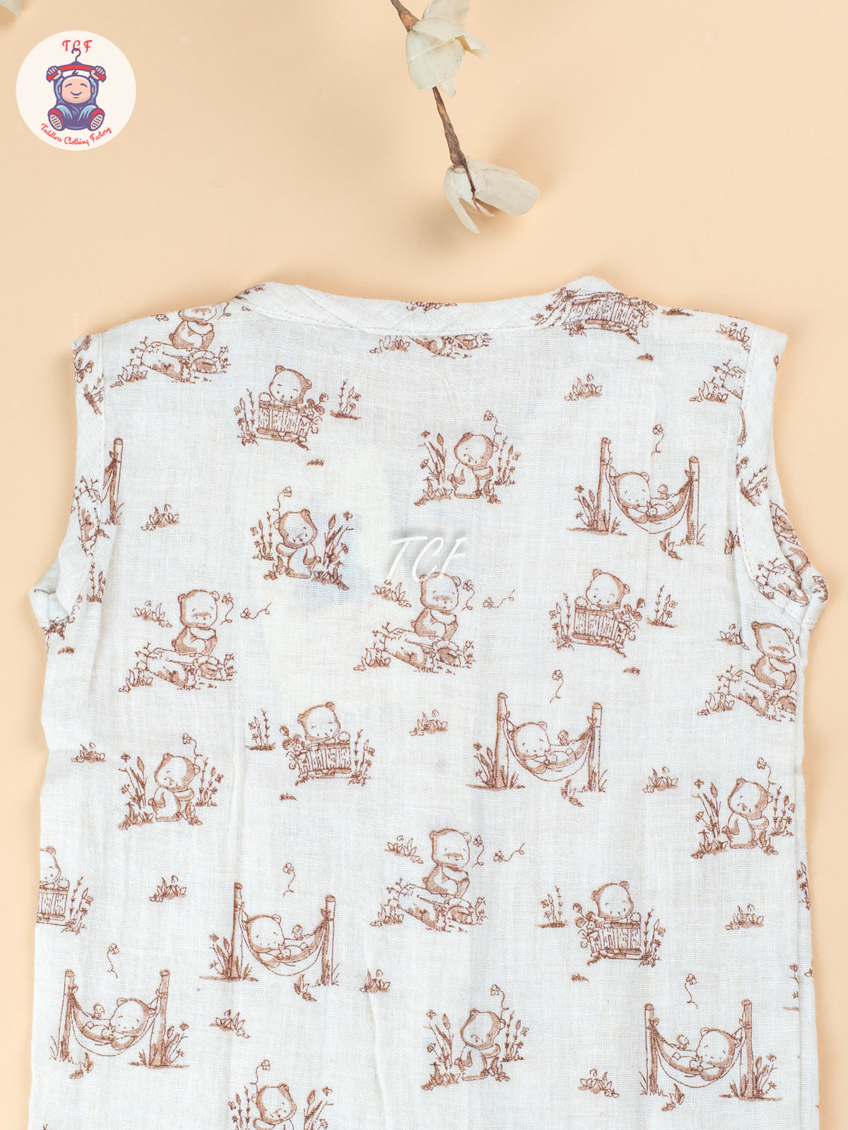 Cream - Unisex Muslin Jabla