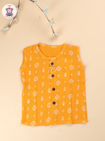 Orange - Unisex Muslin Jabla