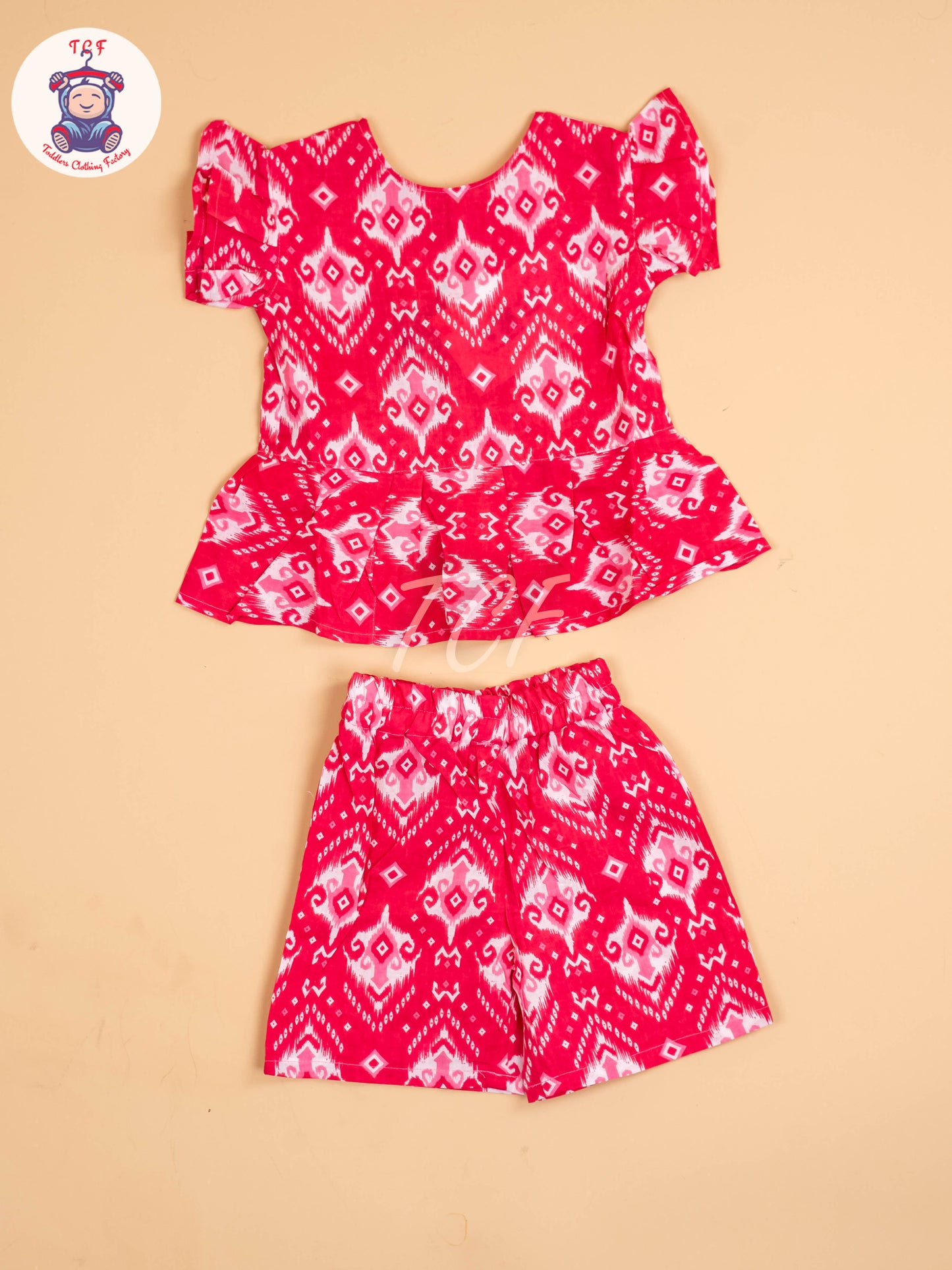 Pink & White - Girls Readymade Co-ords Sets