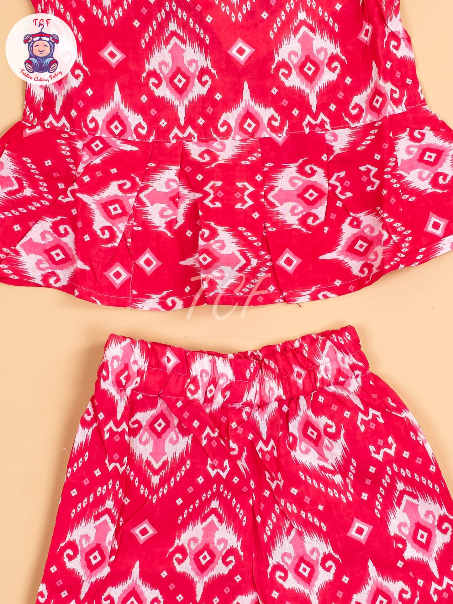 Pink & White - Girls Readymade Co-ords Sets