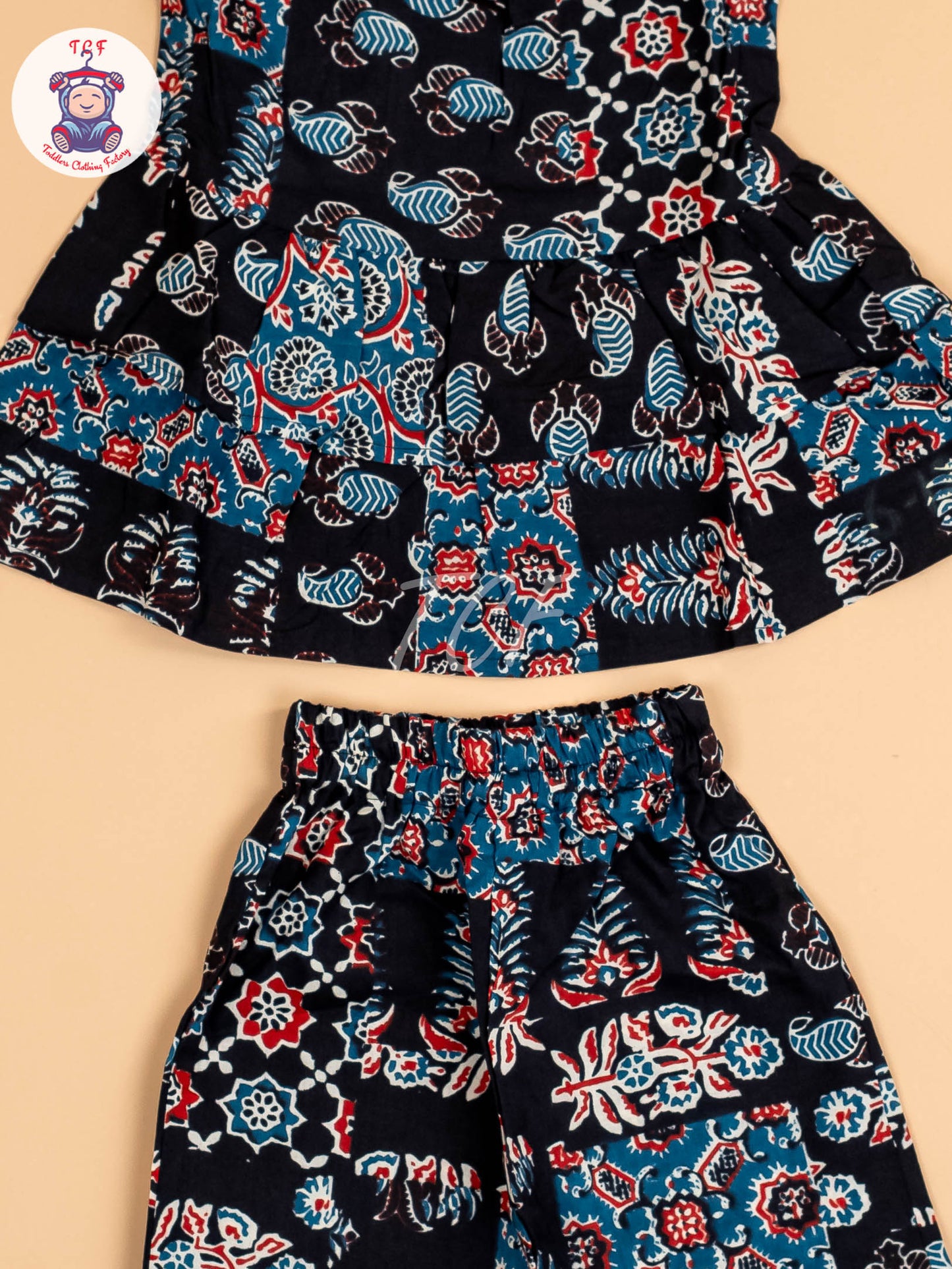 Black & Blue - Girls Readymade Co-ords Sets