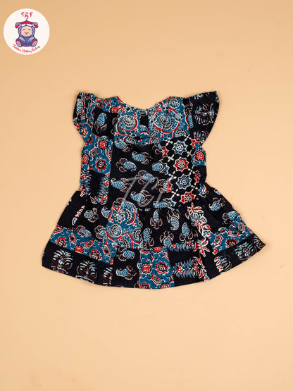 Black & Blue - Girls Readymade Co-ords Sets