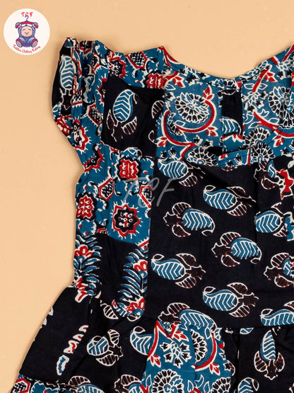 Black & Blue - Girls Readymade Co-ords Sets