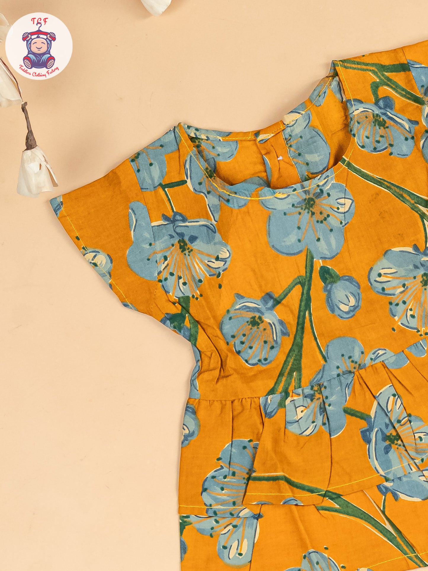 Mustard - Girls Floral Printed Co-ords Sets