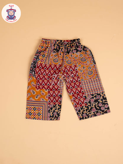 Maroon & Black - Girls Readymade Co-ords Sets