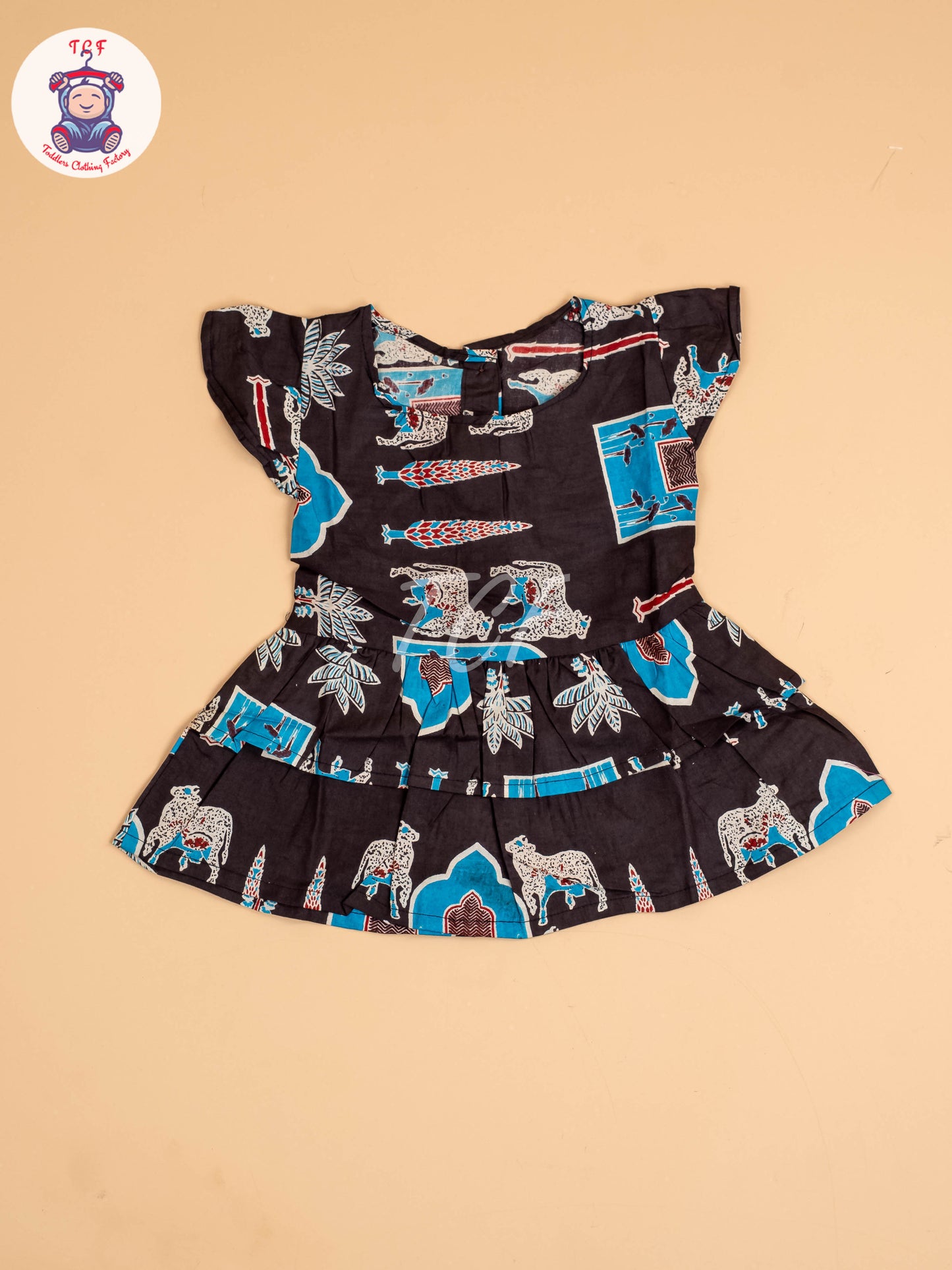 Black & Blue - Girls Readymade Co-ords Sets
