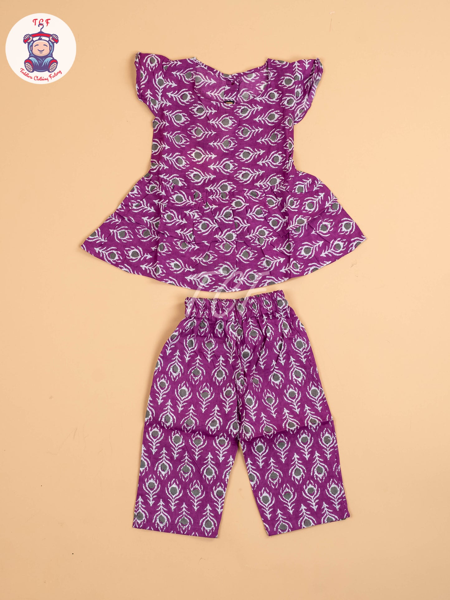 Lavender & Grey - Girls Readymade Co-ords Sets