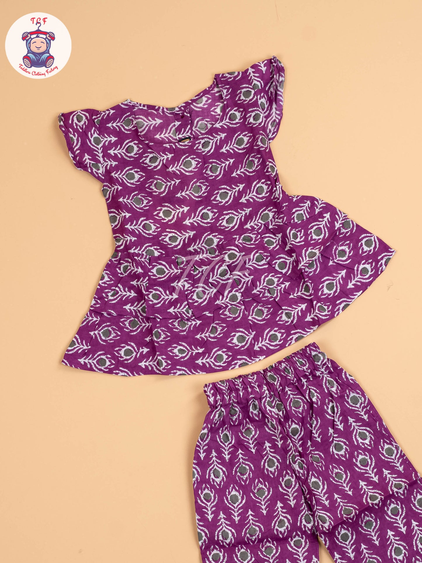 Lavender & Grey - Girls Readymade Co-ords Sets