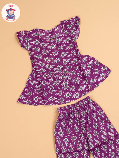 Lavender & Grey - Girls Readymade Co-ords Sets