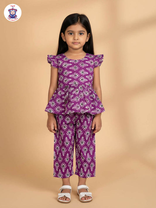 Lavender & Grey - Girls Readymade Co-ords Sets