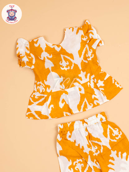 Yellow & White - Girls Readymade Co-ords Sets