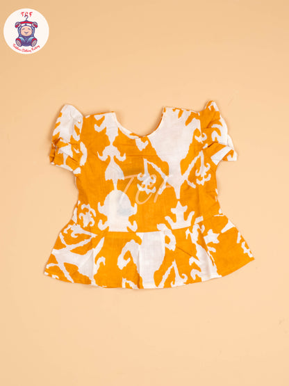 Yellow & White - Girls Readymade Co-ords Sets