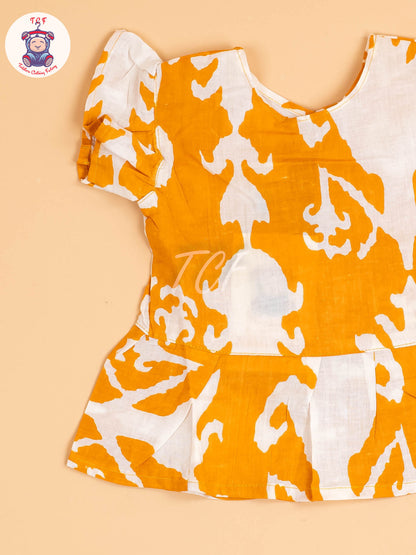 Yellow & White - Girls Readymade Co-ords Sets