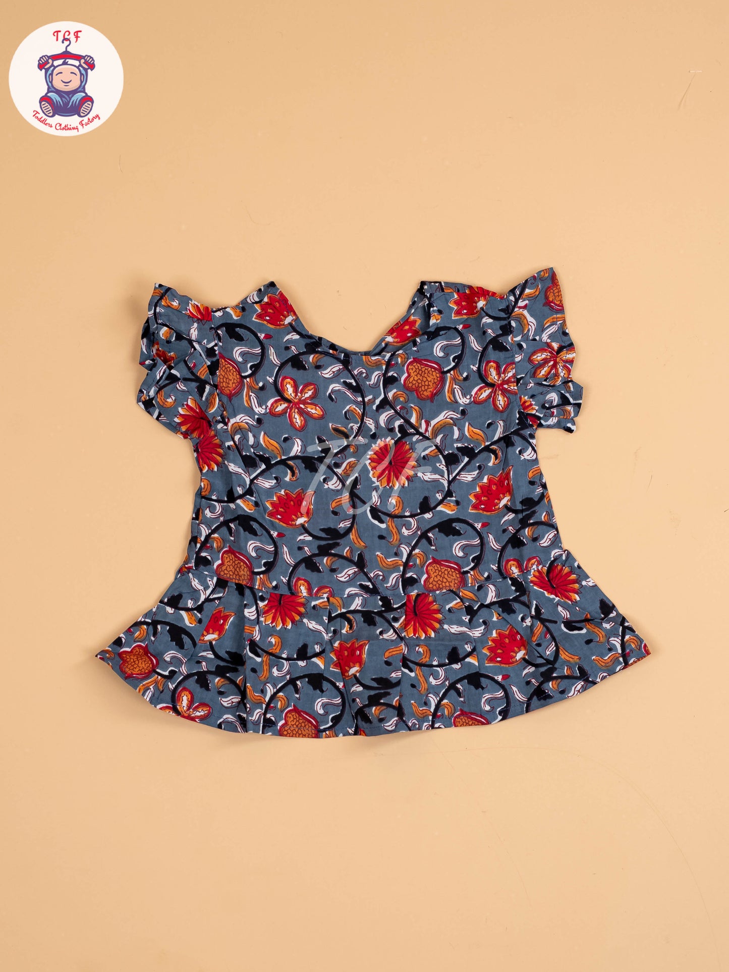 Grey & Red - Girls Readymade Co-ords Sets