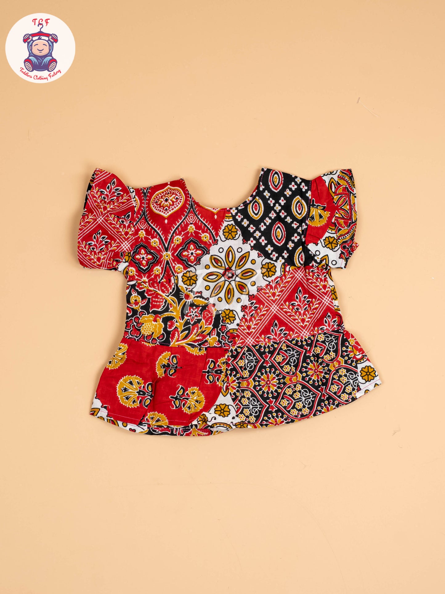 Maroon & Black - Girls Readymade Co-ords Sets