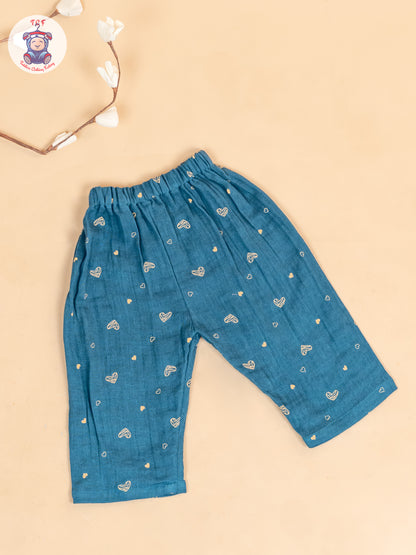 Green - Unisex Muslin Pyjama Sets