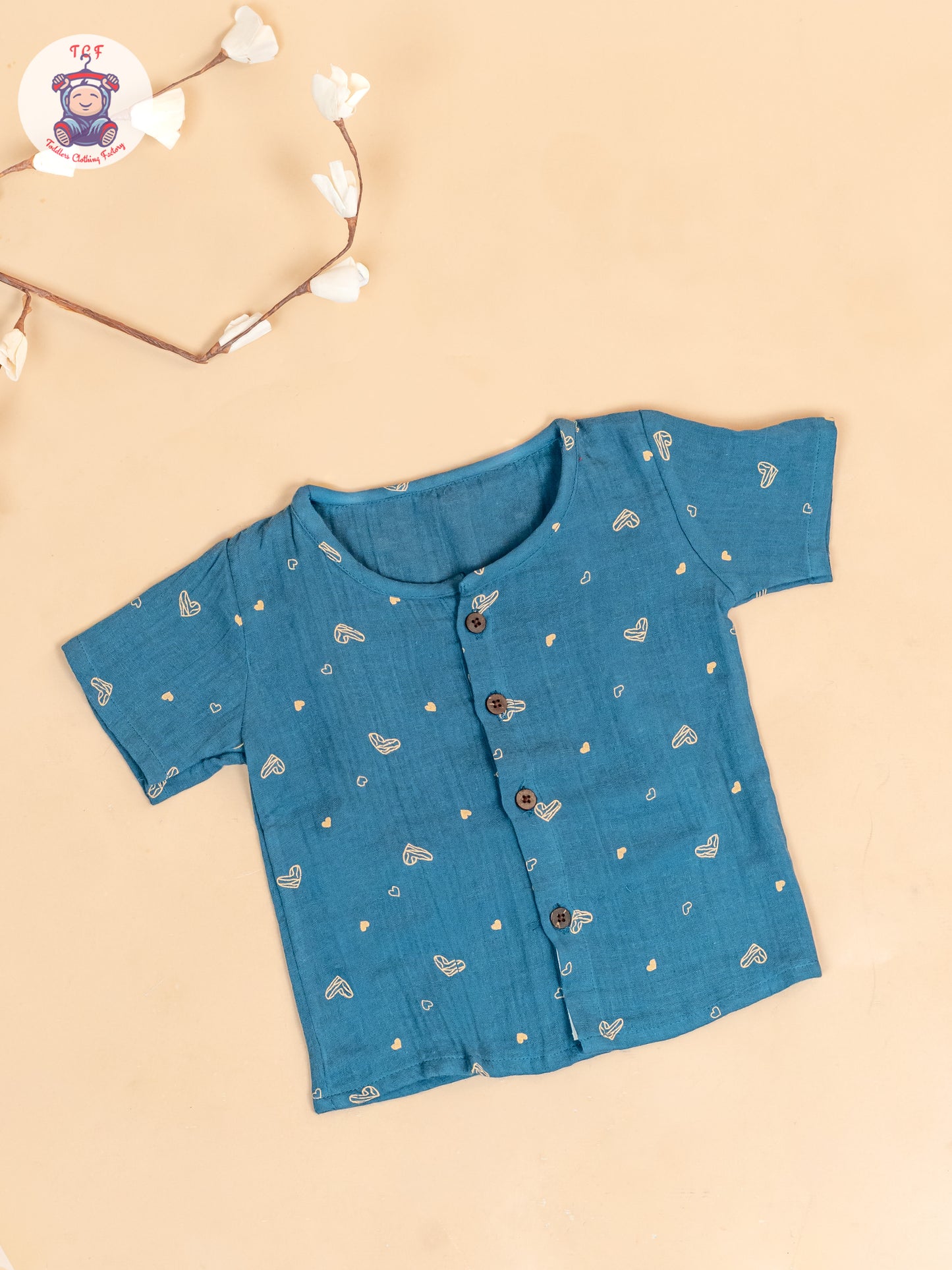 Green - Unisex Muslin Pyjama Sets