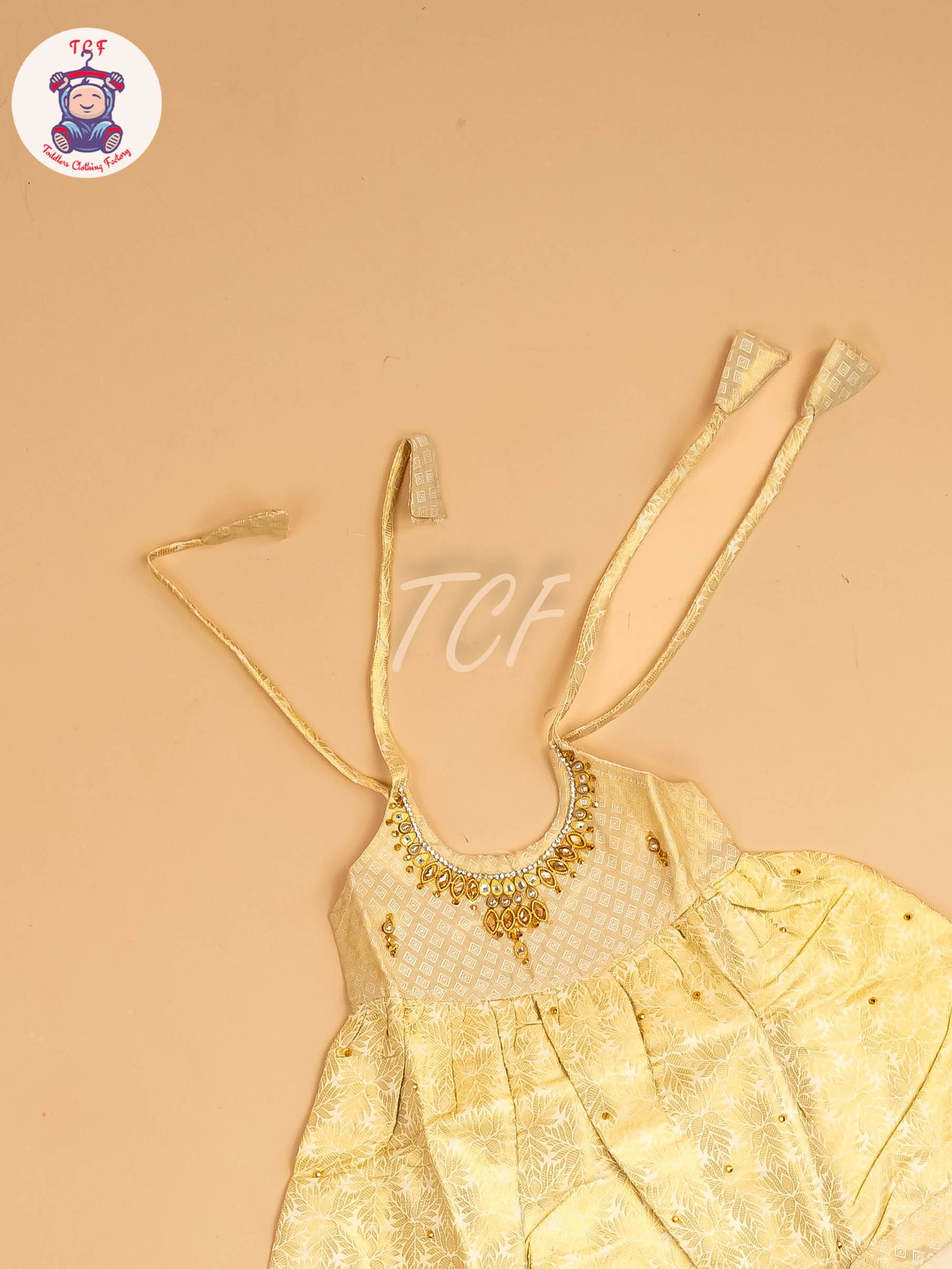 Gold - New Born Frock