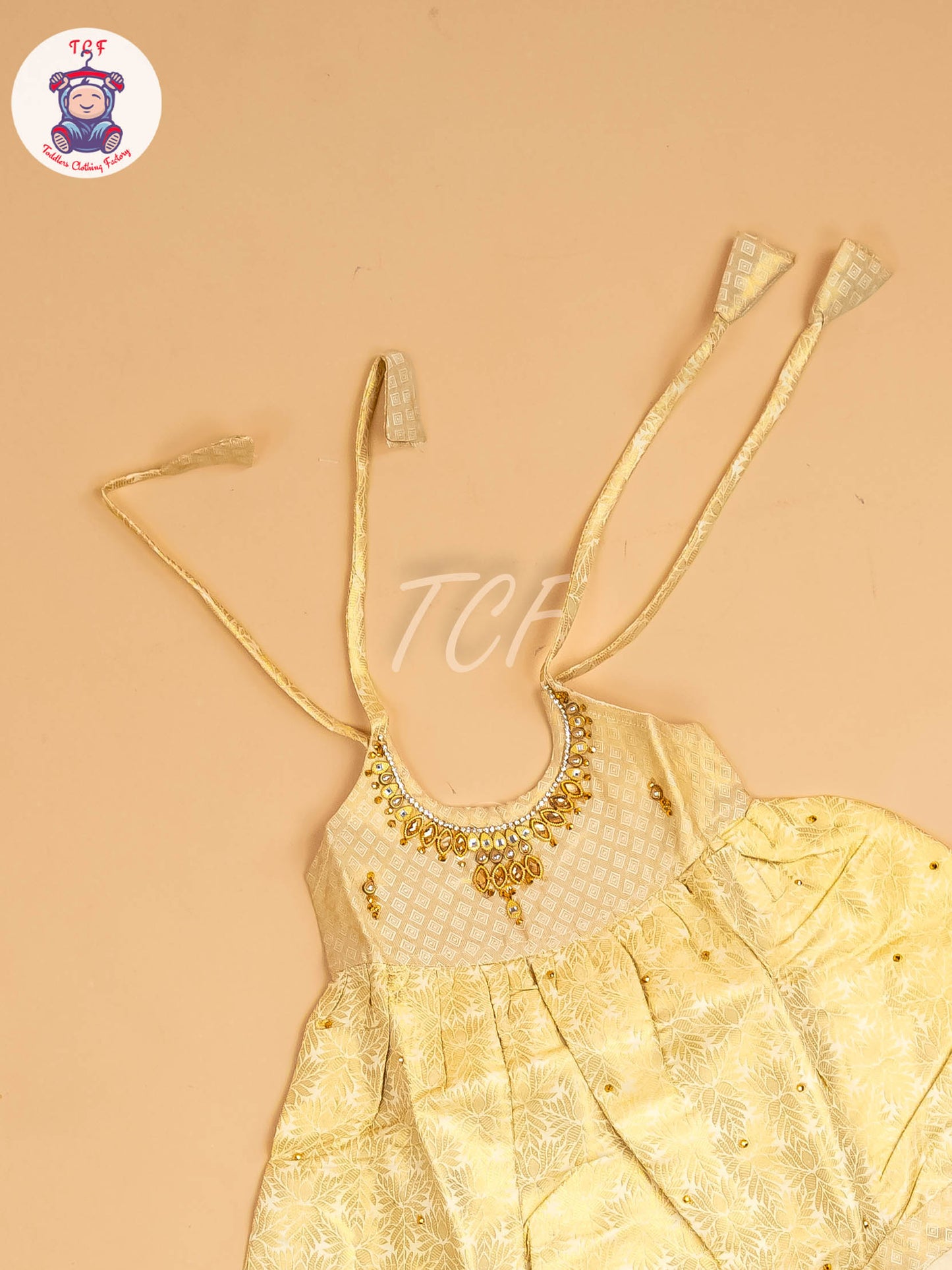 Gold - New Born Frock