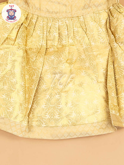 Gold - New Born Frock