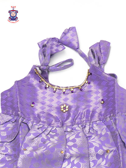 Royal Purple Grace - New born Frock